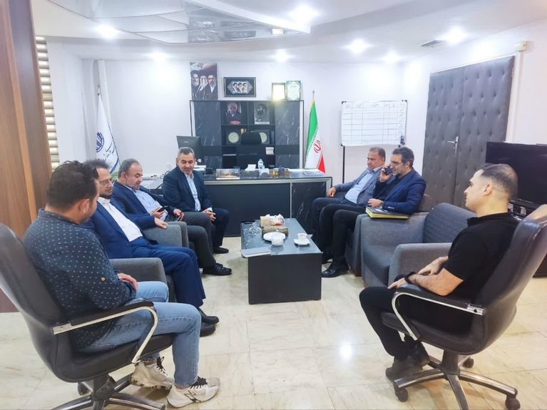 دیدار رئیس اداره ورزش و جوانان با شهردار ماهدشت
